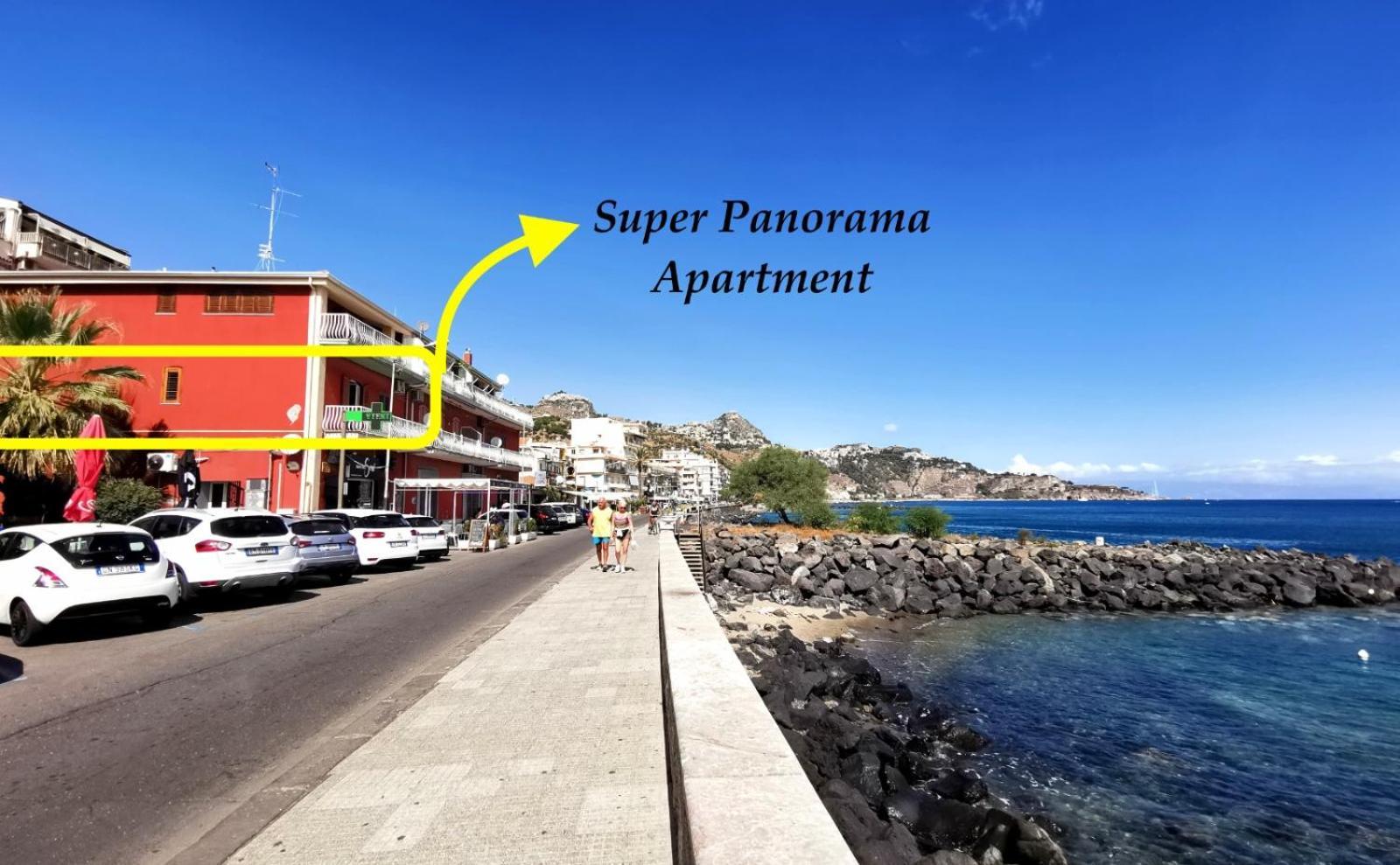 Super Panorama & Astonishing Apartment Seaview Giardini Naxos Eksteriør bilde